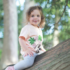 Coq en Pate // Kinder T-Shirt // Faultier // apricot