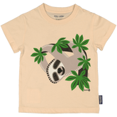 Coq en Pate // Kinder T-Shirt // Faultier // apricot