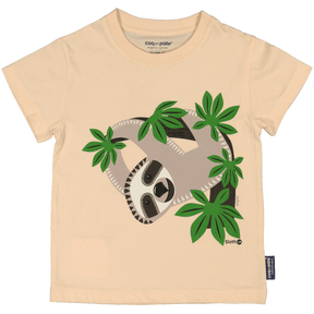 Coq en Pate // Kinder T-Shirt // Faultier // apricot