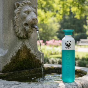 Dopper Original Trinkflasche mit WWF Logo (450 ml) // Tidal Teal
