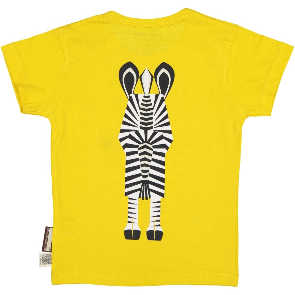 Coq en Pate // Kinder T-Shirt // Zebra // gelb