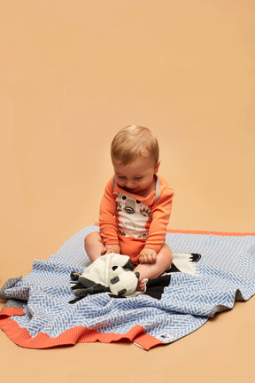 Baby Strickdecke mit Panda-Motiv | WWF