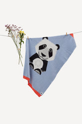 Baby Decke // Panda // Blau