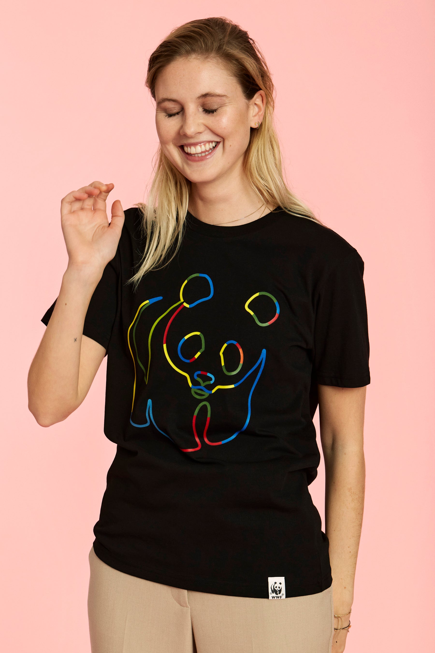 Unisex T-Shirt // Rainbow Panda