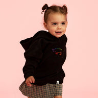 Kinder Hoodie // Rhino // Schwarz
