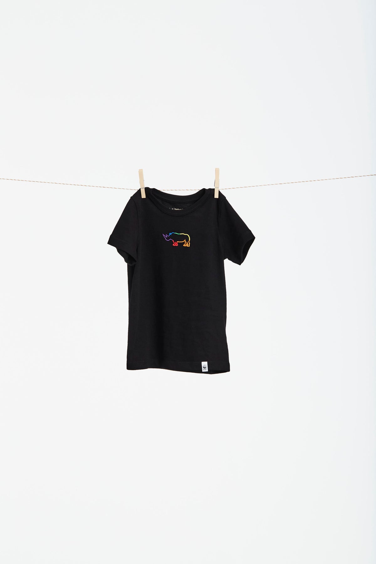 Kinder T-Shirt // Rhino // Schwarz