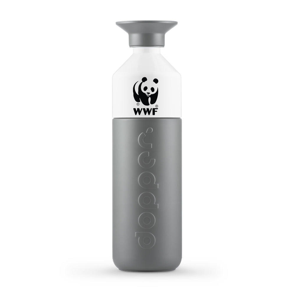 WWF x Greenmotion // Dopper Insulated (580 ml) // Glacier Grey