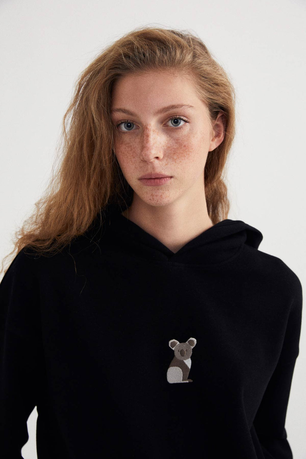 Unisex Hoodie mit Koala-Motiv in schwarz | WWF